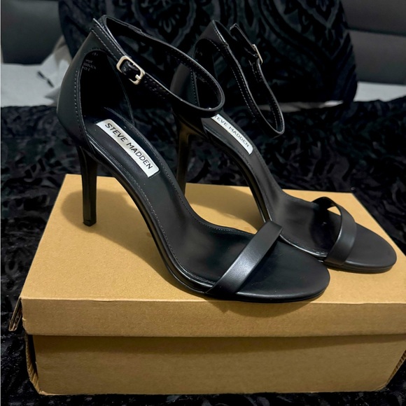 Steve Madden black heels for women size 8 - Picture 1 of 3